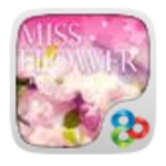 missflower golauncher ex theme android application logo